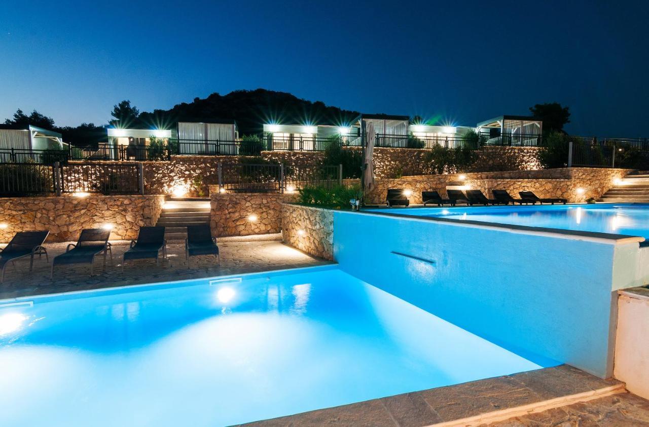 Hotel Camp Panorama With Pool Drage Exterior foto